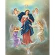 Carded 8"x10" Prints for Framing - Virgin Mary Undoer of Knots - Linen Paper - 7 and 4 Color Process Printing
