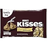 Kisses Milk Chocolate with Almonds, 18-Ounce Bags (Pack of 3)