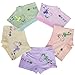 Cczmfeas Kids Girls Soft Cotton Underwear Assorted Boyshort Pack of 5 (3-5 Years, 1A)