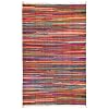 Extra Weave USA Mardi 4-Feet by 6-Feet Hand-woven Cotton Gras Rug