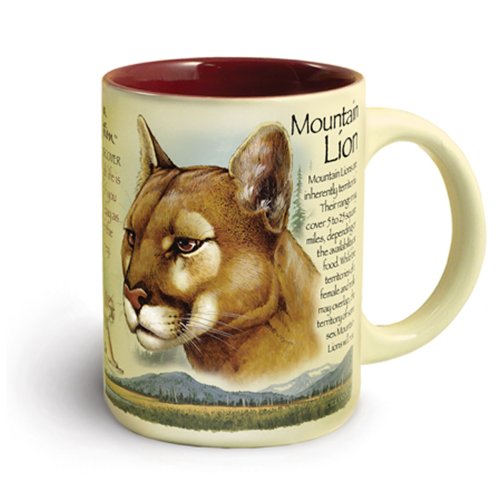 American Expedition Wildlife 18-Ounce Ceramic Mug (Mountain Lion)