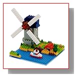 Nanoblock Sites to See Plus Windmill Building Blocks