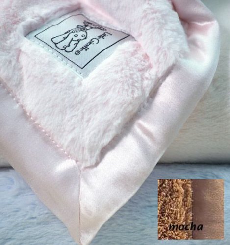 Mocha Luxe Faux Fur Little Giraffe Baby Blanky product image
