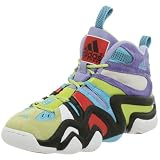 adidas Men's Crazy 8 Basketball Shoe,White/Lt Aqua/Black,10.5 M