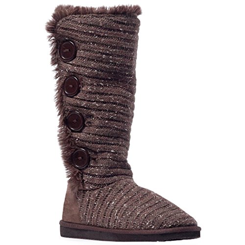 Muk Luks Malena Women's Crotchet Knit Sweater Winter Boots