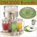 Margaritaville DM3000 Tahiti Frozen Concoction Maker Bundle With Margaritaville AD2000 Salt Rimmer and Lime Serving Set