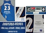 Michael Jordan Signed Blue LE275 Wizards Jersey