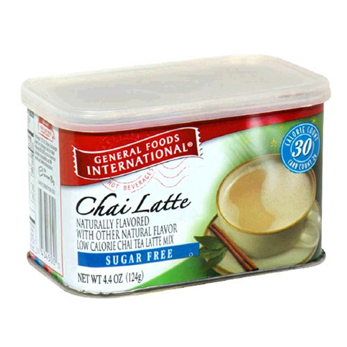 General Foods International Coffee, Sugar Free Chai Latte Drink Mix, 4.4-Ounce Tin (Pack... by General Foods International Coffee
