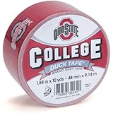 Duck Brand 281604 Ohio State University College Logo Duct Tape, 1.88-Inch by 10 Yards, Single Roll
