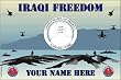 National Guard Iraqi Freedom Small Vehicle Bumper Sticker