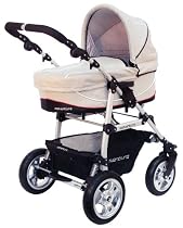 X-Adventure Crossover Pram Pushchair Combination (Ivory)