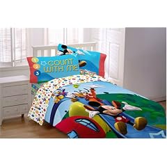 Disney Mickey 1-2-3 Count with Me Twin Comforter