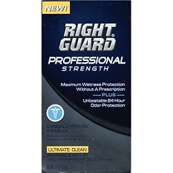 Right Guard Professional Strength Invisible Solid Antiperspirant Deodorant, Ultimate Clean - 1.8 Oz
