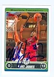 Mike James Autographed/Hand Signed Basketball Card (Minnesota Timberwolves) 2006 Topps #102