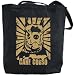 Canvas Tote Bag Black  Cane Corso Oriental Sun - Golden Edition # Dog