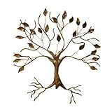 Ancient Graffiti Flamed Copper Finish Wall Mount Tree