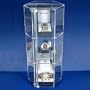 Large Revolving Showcase Display Locking Acrylic Case