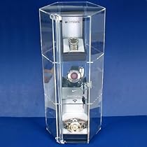 Hot Sale Large Revolving Showcase Display Locking Acrylic Case