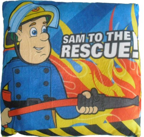 Character World Fireman Sam Our Hero Printed Plush Cushion