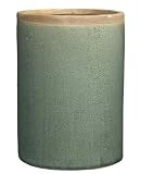 HomArt Mulberry Ceramic Cylinder Vase, Large, Teal