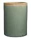 HomArt Mulberry Ceramic Cylinder Vase, Large, Teal