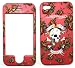 Ed Hardy Love Dies Hard Red Apple iPhone 4 4G 4S Faceplate Case Cover Snap On