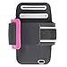 iPhone 7 Plus Armband, GreatShield FIT Neoprene Stretchable Arm Holder Sports Case for Running Workouts with Key Slot for Apple iPhone 7 Plus (Pink)