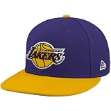 NBA New Era Los Angeles Lakers Purple-Gold Primary Logo 59FIFTY Flat Bill Fitted Hat (7 1/2)