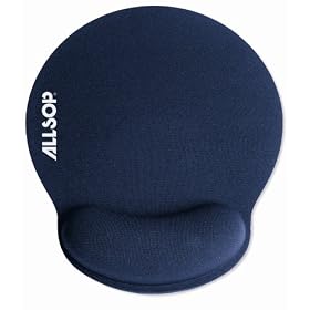 Click here to buy Allsop 27815 Mouse Pad Pro Memory Foam Mouse Pad (Blue) by Allsop.