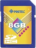 PRETEC 8GB SDHC Secure Digital Card