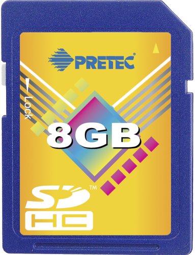 PRETEC 8GB SDHC Secure Digital Card