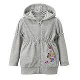 Toddler Girls' Disney Princess Hoodie - Gray