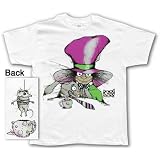 : Alice In Wonderland Mad Hatter On White T-Shirt