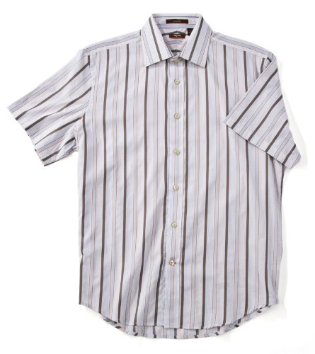NYNE Short - Sleeved Striped Shirt