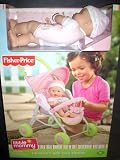 Fisher Price - Little Mommy Newborn Doll AND Stroller Set