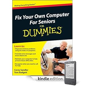 Fix Your Own Computer For Seniors For Dummies<sup>®</sup>” /></a></p>
<p>  Learn to diagnose and fix simple PC problems with this easy-to-follow guideWhen something goes wrong with your computer, it’s frustrating and potentially expensive. With Fix Your Own Computer For Seniors For Dummies, you can find out what’s wrong, how to fix it, whether you need to call in professional help, and how to practice preventive maintenance.This friendly guide avoids techie jargon and shows you how to diagnose the problem, find out whether the software or hardware is at fault, make simple repairs, and add external devices such as scanners, printers, and hard drives. It also helps you maintain your computer through basic steps like defragmenting the hard drive and cleaning out files – techniques that can prevent a lot of problems from occurring in the first place.Written specifically for first-time computer users, this book explains how to diagnose basic PC problems, understand error messages, and fix common issuesSpecific step-by-step procedures guide you thr <a href=