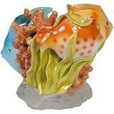 Creative Bath Rainbow Fish Resin Tooth Brush Holder, Multi-Color
