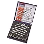 Draper Expert 33611 Metric Chrome Vanadium Socket Set (20pc 1/4" Drive)