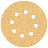 5 Pack DeWalt DW4303 58 Hole 120 Grit Hook and Loop Random Orbit Sandpaper 5 Sheets per Pack