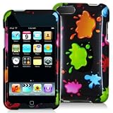 Electromaster Colorful Splash Design Crystal Hard Skin Case Cover New for Apple Ipod Touch iTouch 2nd and 3rd Generation
