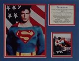 Superman Picture Plaque Framed
