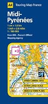 Midi Pyrenees (AA Road Map France Series)