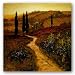 Kitchen & Housewares : Down The Lane by Steve Thoms 12"x12" Art Print Poster