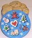 Gourmet Food : Scott's Cakes 1 lb. Almond Cookies in a Christmas Cookie Tin