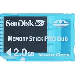 SanDisk SDMSG-2048-A11 2GB MS PRO Duo Gaming Card
