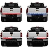 Opall Waterproof 60" Red/white Tailgate LED Strip Light Bar Reverse Brake Turn Signal Tail for Ford GMC Dodge Toyota Nissan Honda Truck SUV 4x4 Dodge Ram Chevy chevrolet Avalanche Silverado
