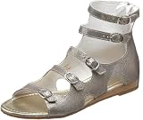 Primigi Kids’ Tilly-Metallic Leather Gladiator Sandal,Corda,34 EU