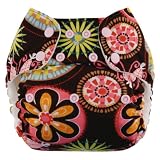Swaddlebees One Size Simplex All In One Diapers, Baby Blooms