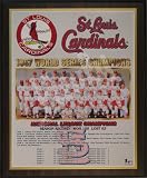1967 St. Louis Cardinals Major League Baseball World Series Championship 13x16 Plaque