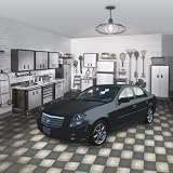 Westinghouse Garage Lighting One-Light Rally Adjustable Pendant Fixture, Torque Gray #64776